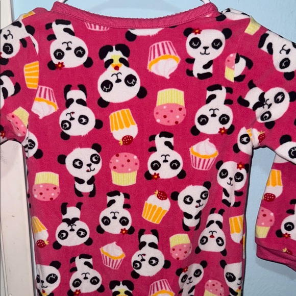 Carter's Pink Panda and Cupcake Footie - Picture 8 of 11